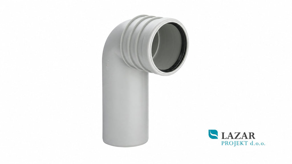 Viega 440244 drain elbow Ø 90 3816.1 with seal for connecting the drain pipe