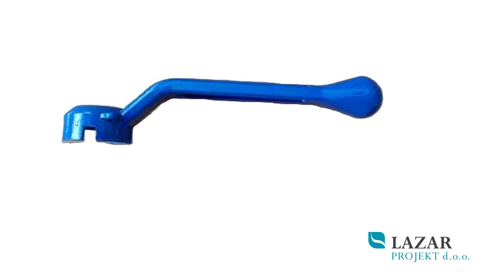 Bugatti art. 1006 modra aluminijasta ročica za kroglični ventil 1–1 1/4