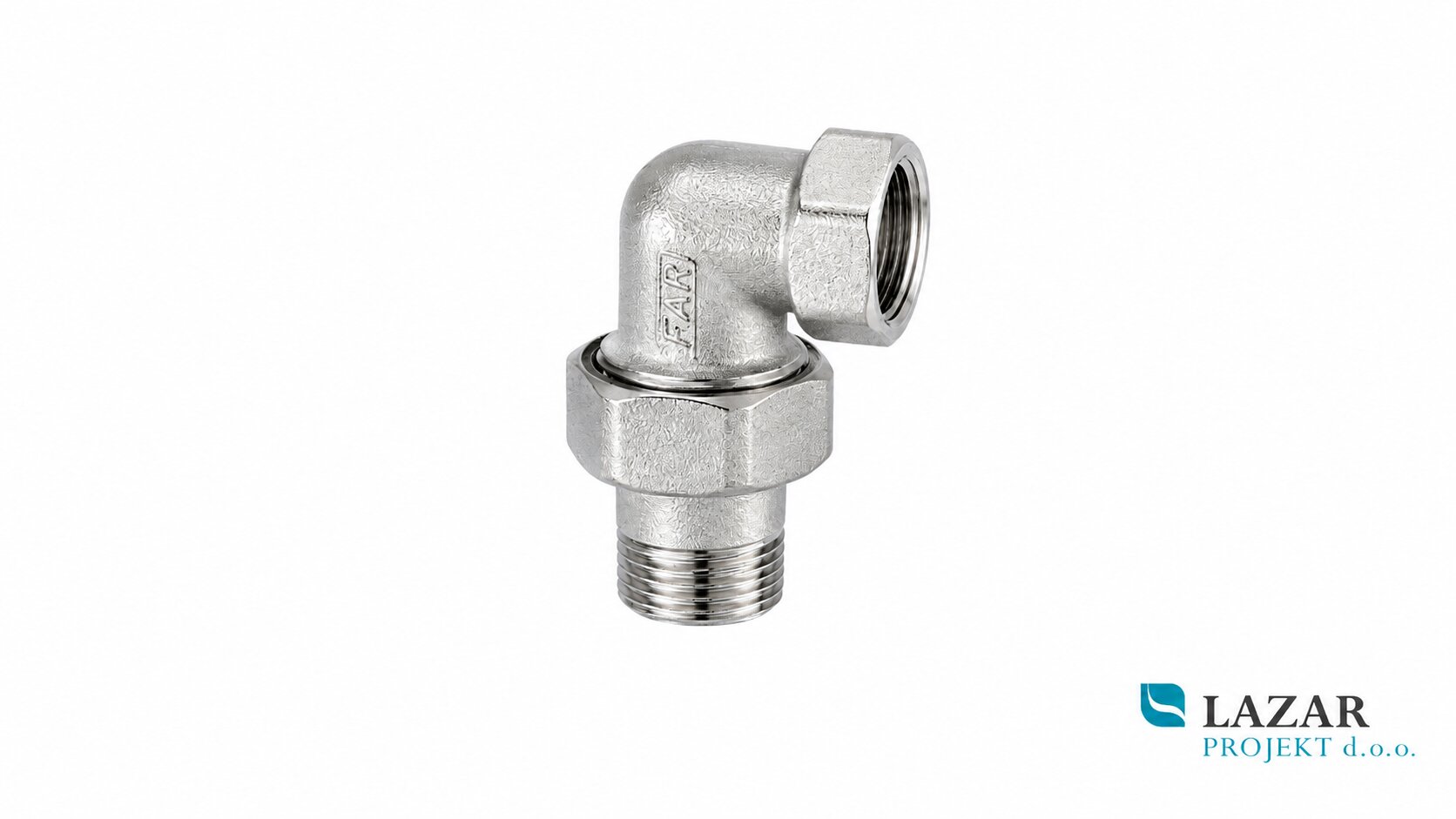 FAR 5200 kotno privijalo za ogrevalne instalacije, dimenzije od 3/8" do 2"