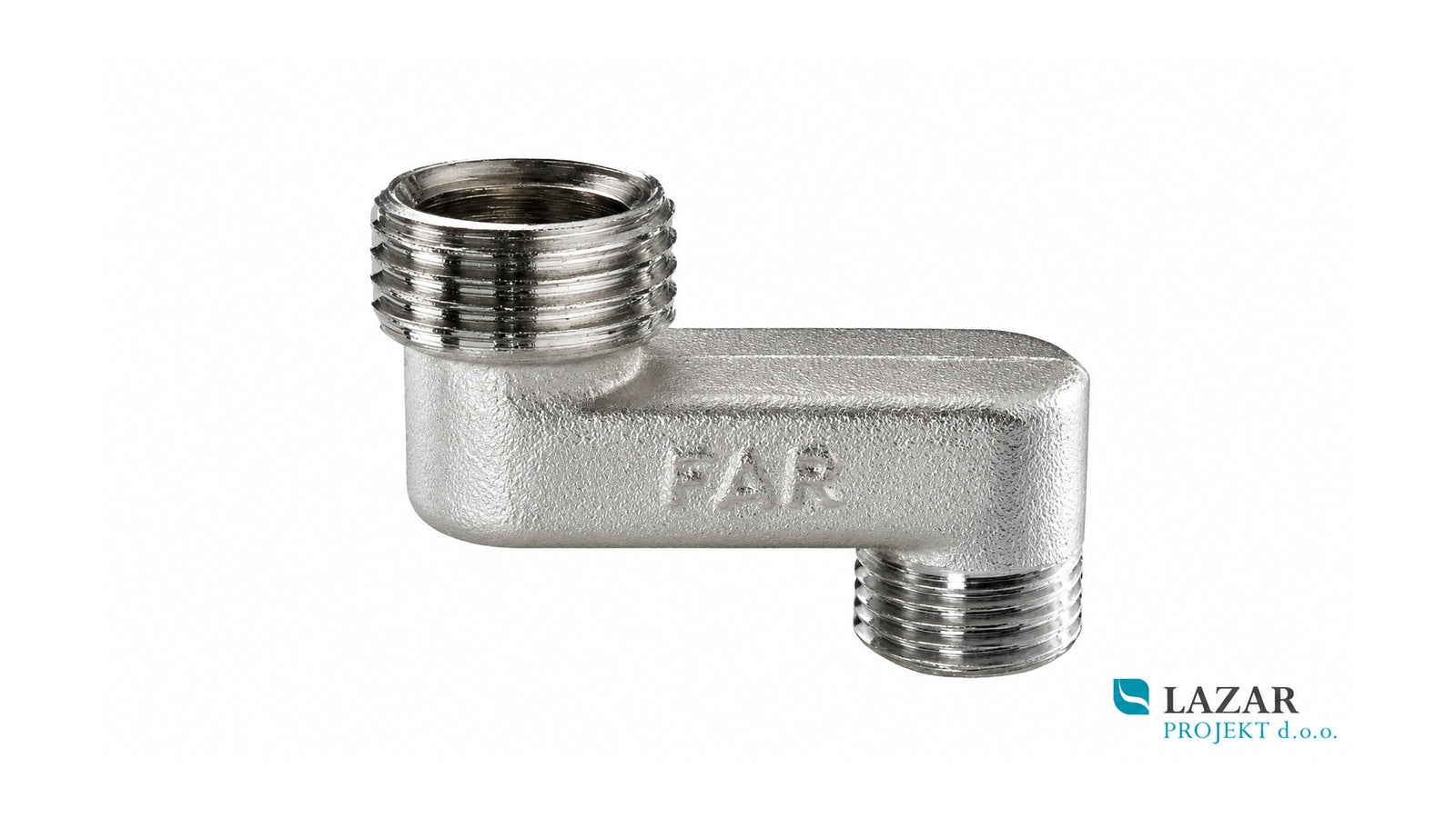 FAR 5563 ekscenter 3/4" x 1/2" z zunanjim navojem za ogrevalne instalacije