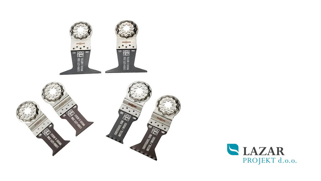 Šest žaginih listov FEIN Best of E-Cut Starlock Wood & Metal 35222967010 za les in kovino