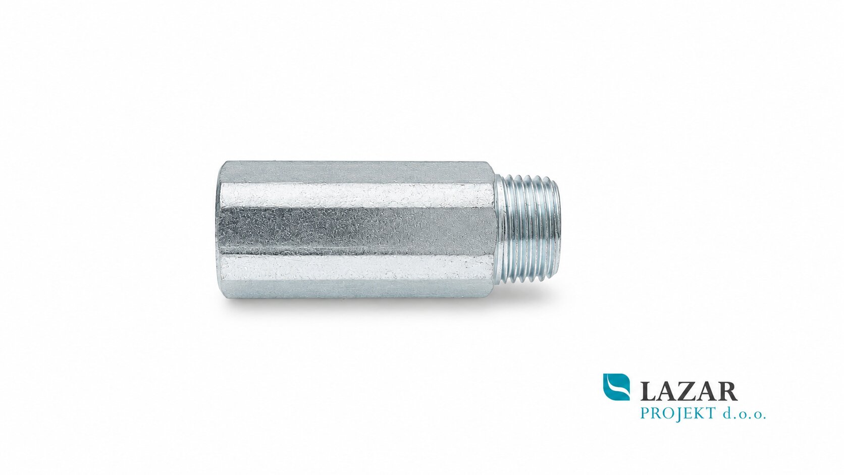 Galvansko pocinkani podaljški z notranjim šestrobim nastavkom 1/2" - 50 mm