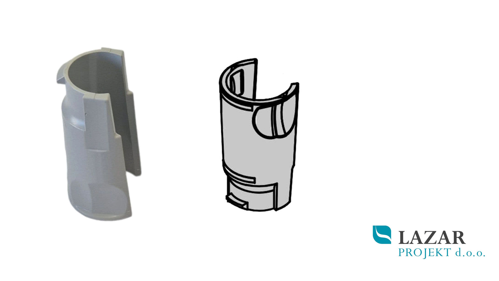 Hansgrohe 95531000 vložek pritrdila oziroma vodilo za tuš cev