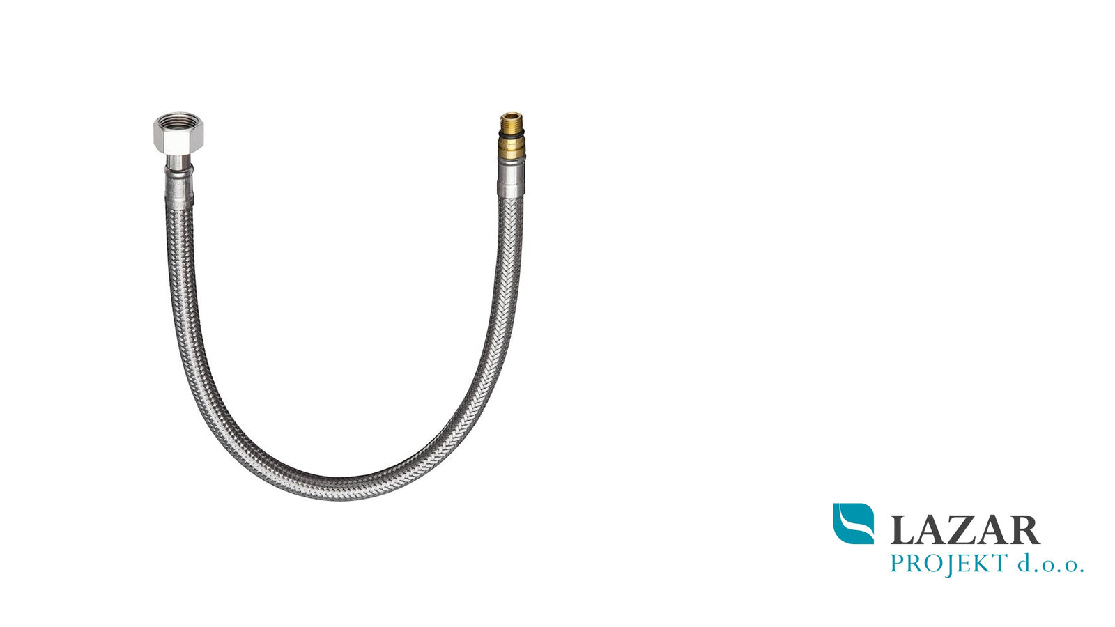 Hansgrohe 96507000 priključna gibljiva cev M10 × 1 G 3/8 dolžine 450 mm