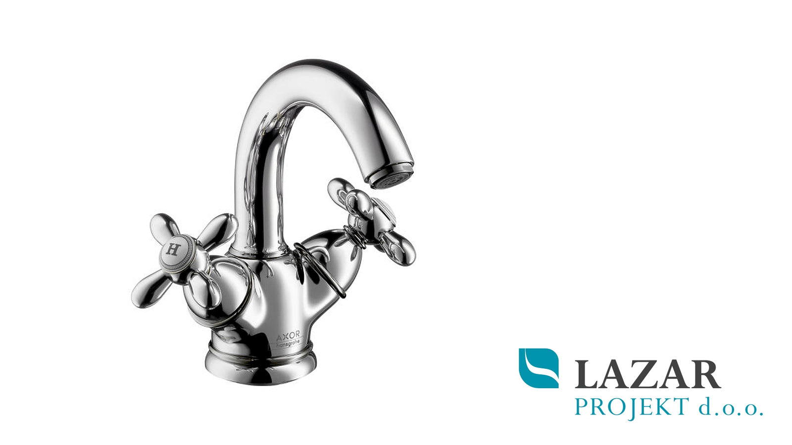 Hansgrohe AXOR Carlton 17030000 dvoročna kromirana armatura za umivalnik