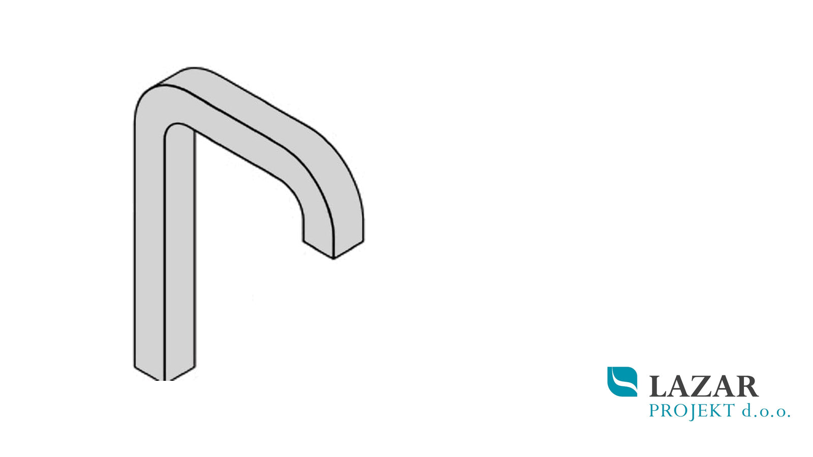 Hansgrohe AXOR Citterio 95568000 kromirani izliv za 3-delno umivalniško armaturo 165 mm