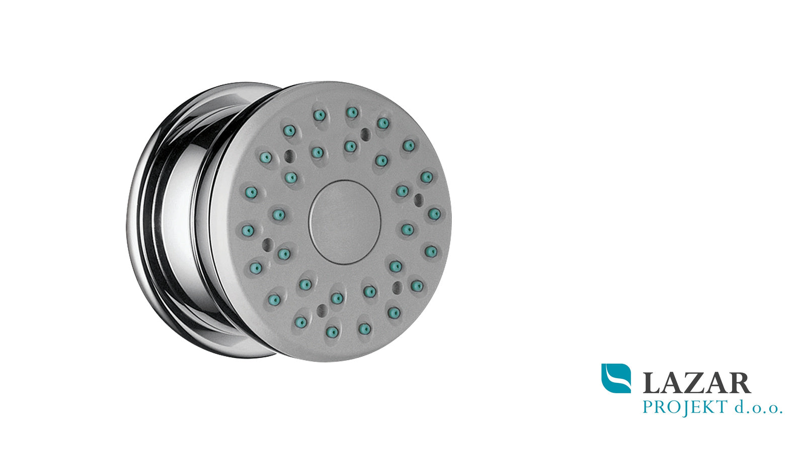 Hansgrohe Bodyvette 28466000 stranska pršna šoba 1jet Ø 60 mm – krom
