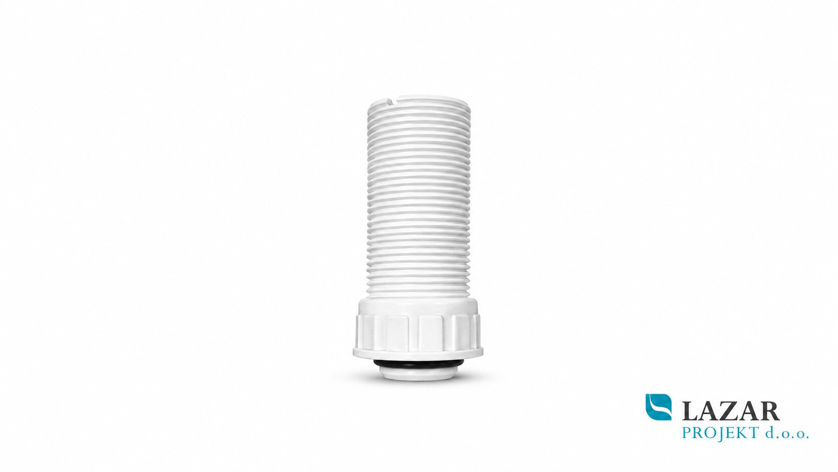 HL420 navojni podaljšek 1" × 68 mm iz PP materiala za sifonske priključke