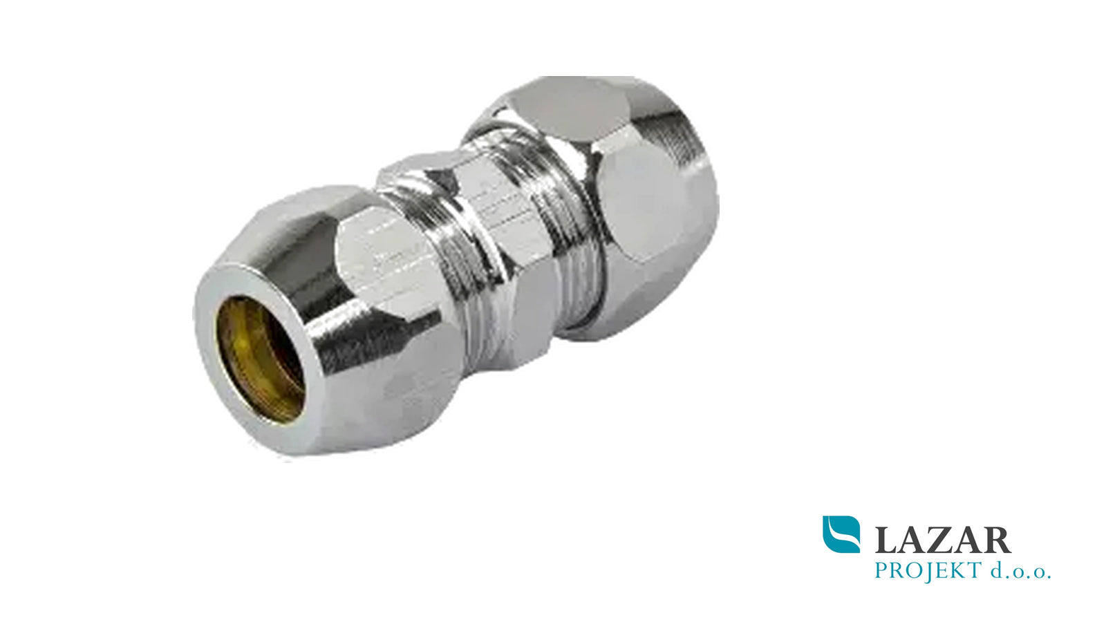 Kromirana spojka za vodo 3/8 (DN 10) × Ø 10 mm