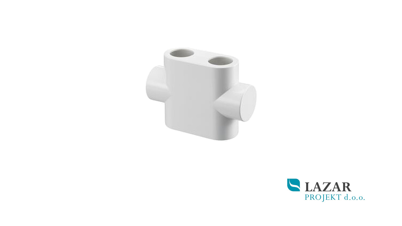 Oventrop design pokrov 1184095 za Multiblock T/TU/TQ, ravna izvedba, bele barve, za estetsko prekrivanje priključne armature radiatorja.