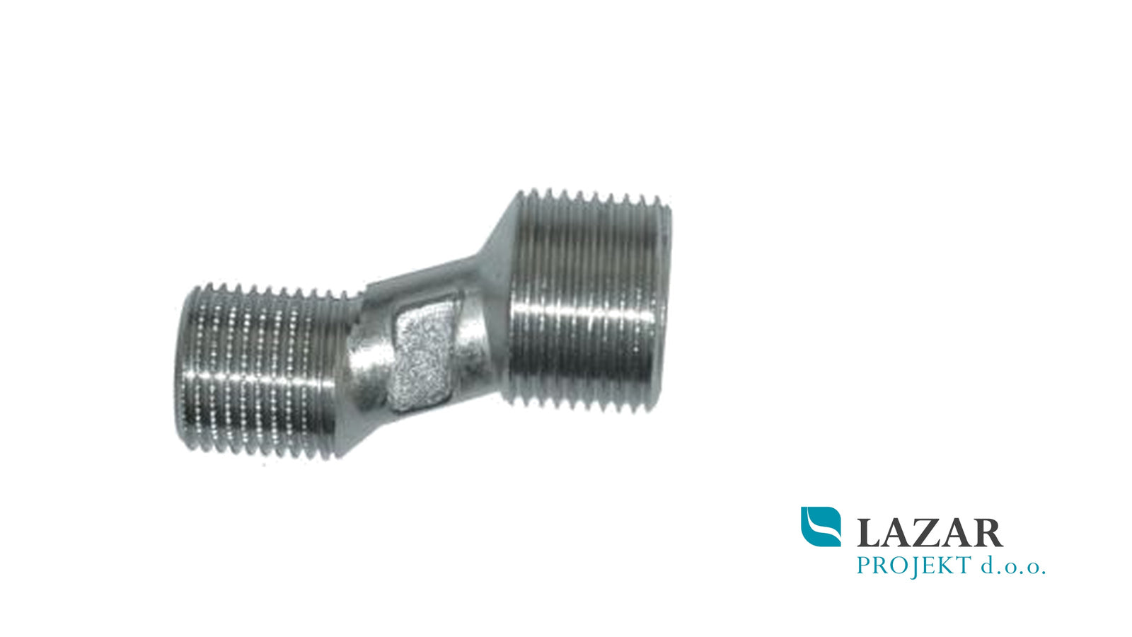 Unitas 21161 kromiran ekscenter 3/4″–1/2″ z rozeto za stensko sanitarno armaturo