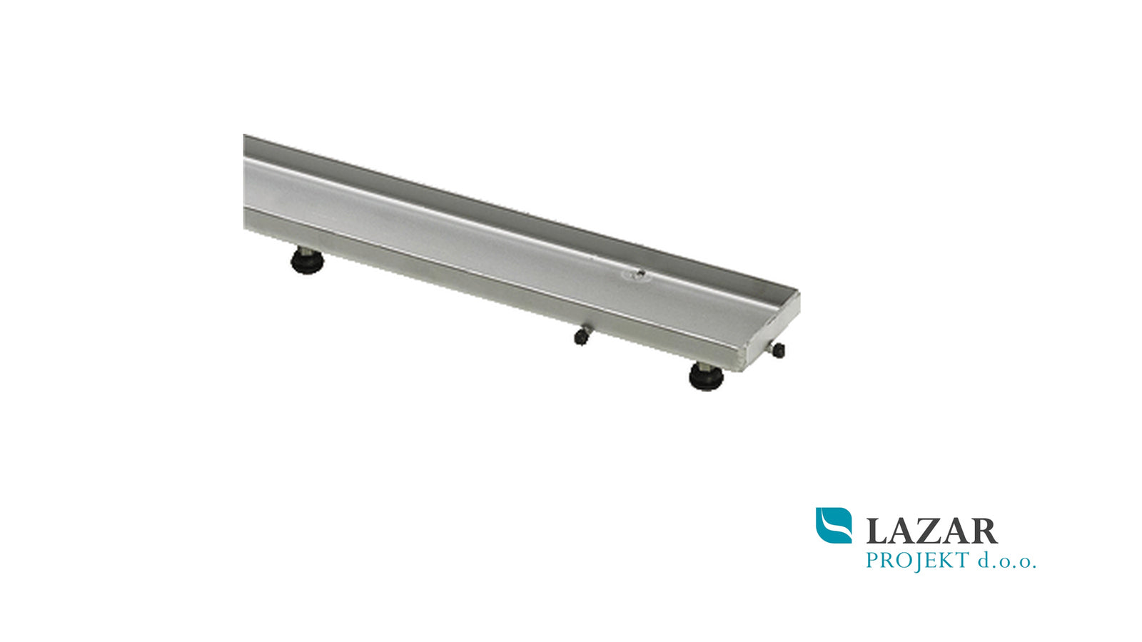 Viega 589578 plošča odvodnega korita ER4 inox za tuš kanaleto, dolžina 800 mm