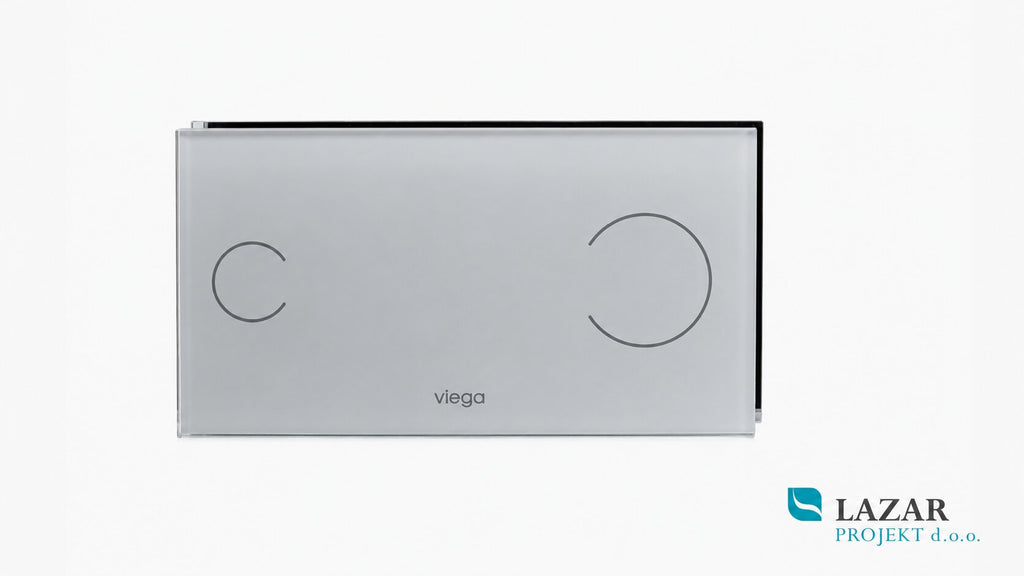Viega 597436 Visign for More 100 aktivirna tipka 8352.1 v kromirani aluminijasti izvedbi